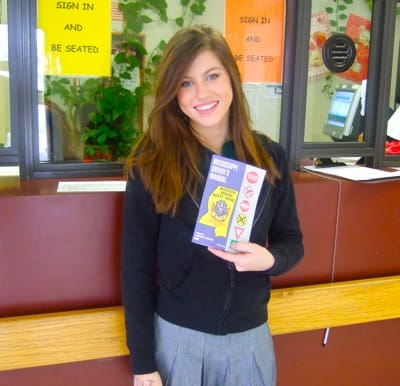 Corinne Vance on the day she FINALLY got her driver's permit in Clarksdale, MS. Photo by The Delta Bohemian