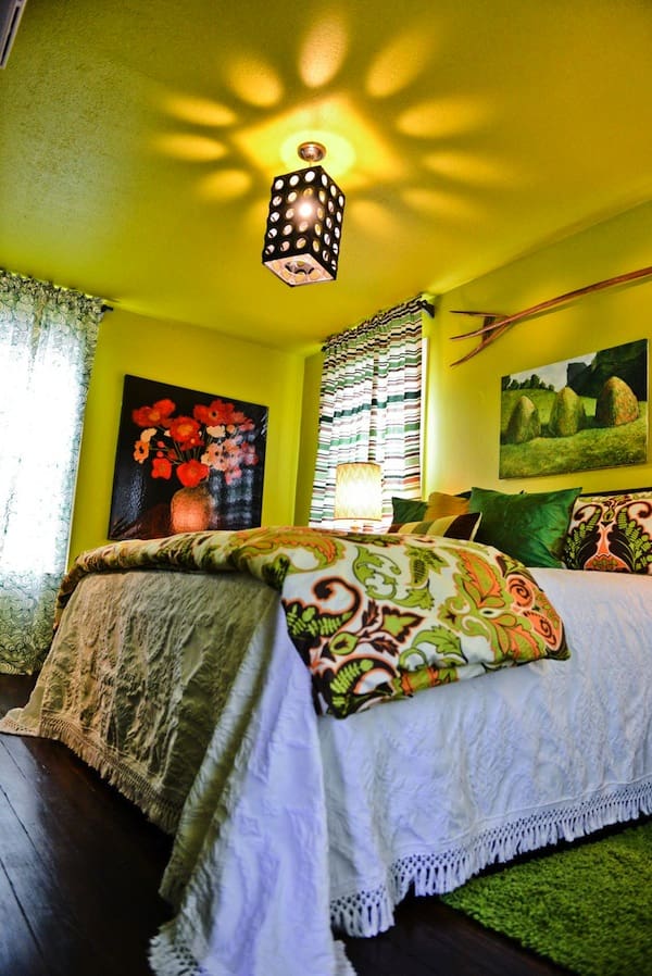 Green Acres Bedroom in Delta Bohemian Guest House. Photo by Mary Brock Bobo