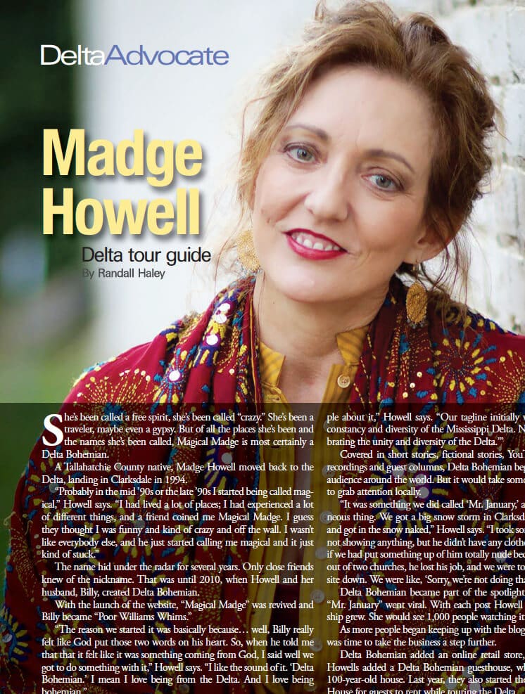 Portrait of Madge Howell, delta guide