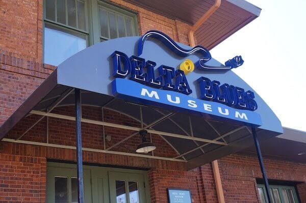 Delta Blues Museum in Clarksdale. Photo by Andrea Vlonk