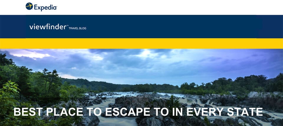 Expedia travel blog header image