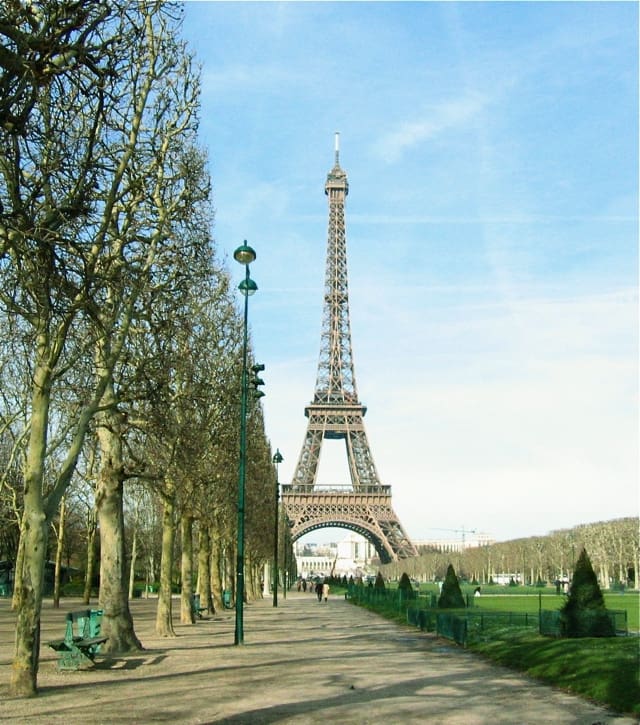 Eiffel Tower Route taken by Jay and Levi. RIP Levi Minyard. Photo by Guest Bohemian Jay Hughes