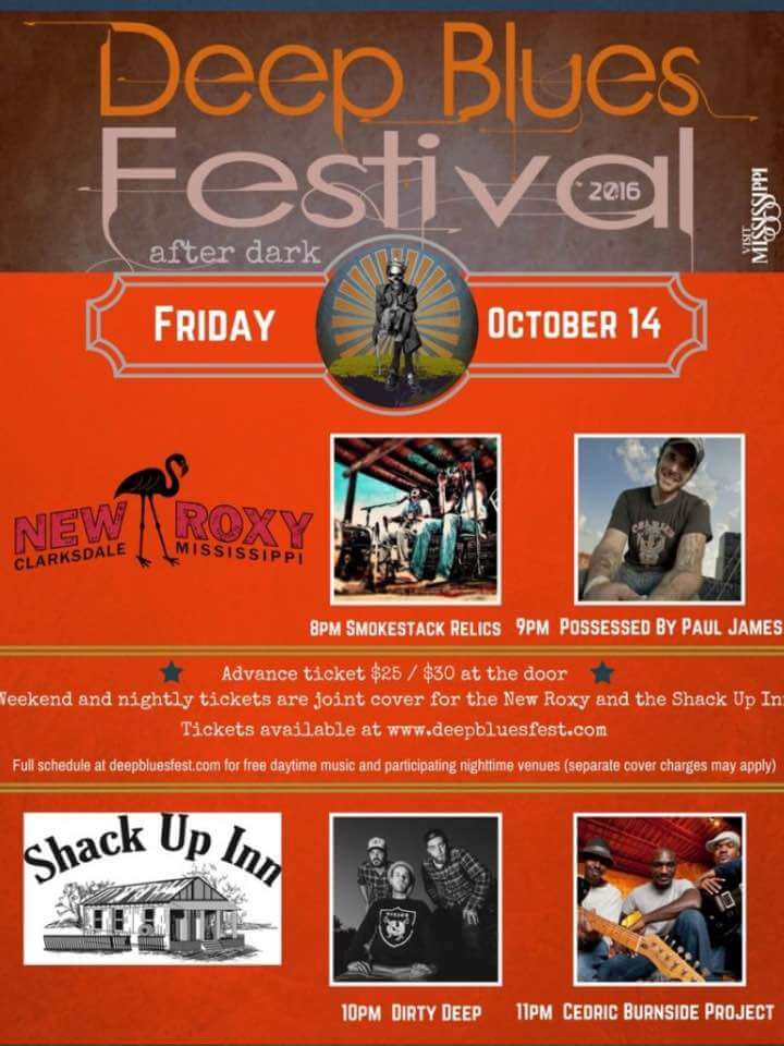 Deep Blues Festival in Clarksdale. MISSISSIPPI DELTA MUSIC CITY 