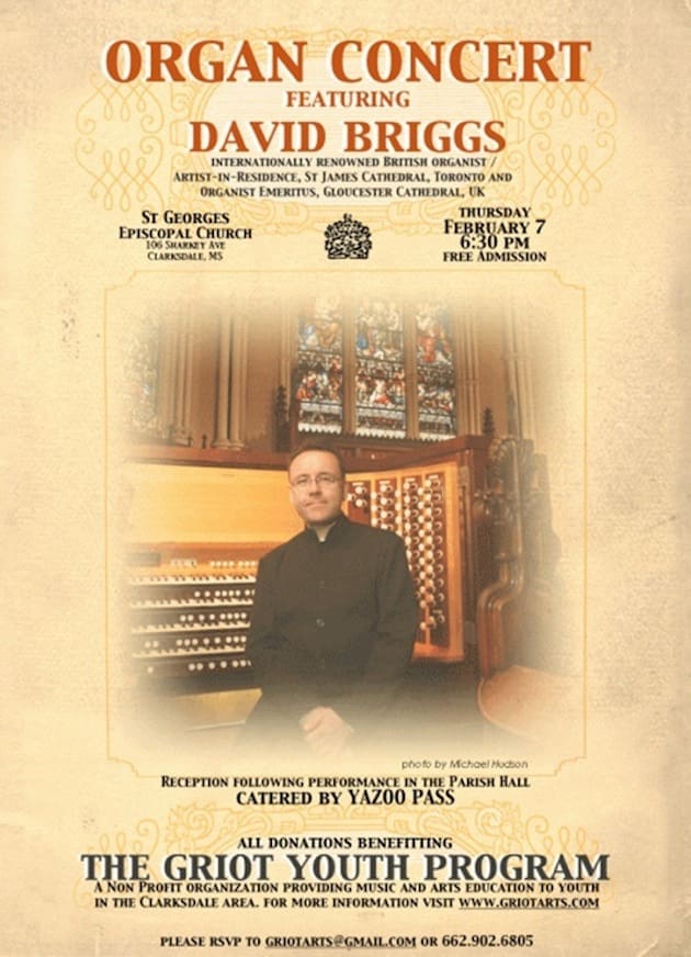 St. George's Episcopal Church event poster