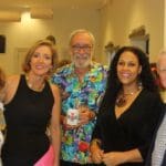 Artist Barbara Baine, Magical Madge, Mac Crank, Rosalind Wilcox, Jimmy Giles. Photo by DB