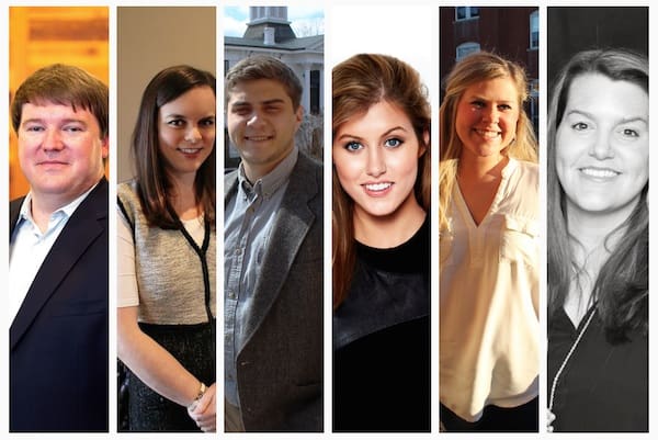 Collage of diverse people in separate frames