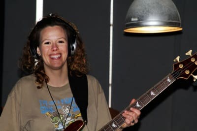 Bass Guitarist Heather Crosse of Clarksdale, MS.