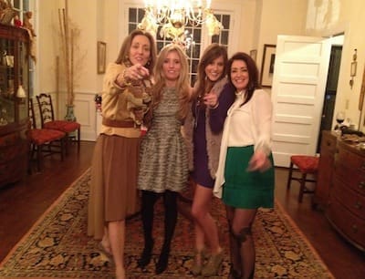 Group of women smiling indoors