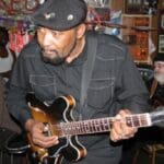Super Chikan at Red's Blues Lounge for a Birthday Party. Photo by The Delta Bohemian