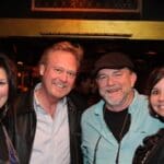 Valerie and Freddie Britt, Chuck Lamb, Rosemary Dill. Photo by DB