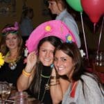 Birthday Girl in the pink hat, Virginia Grayson. Photo by DB