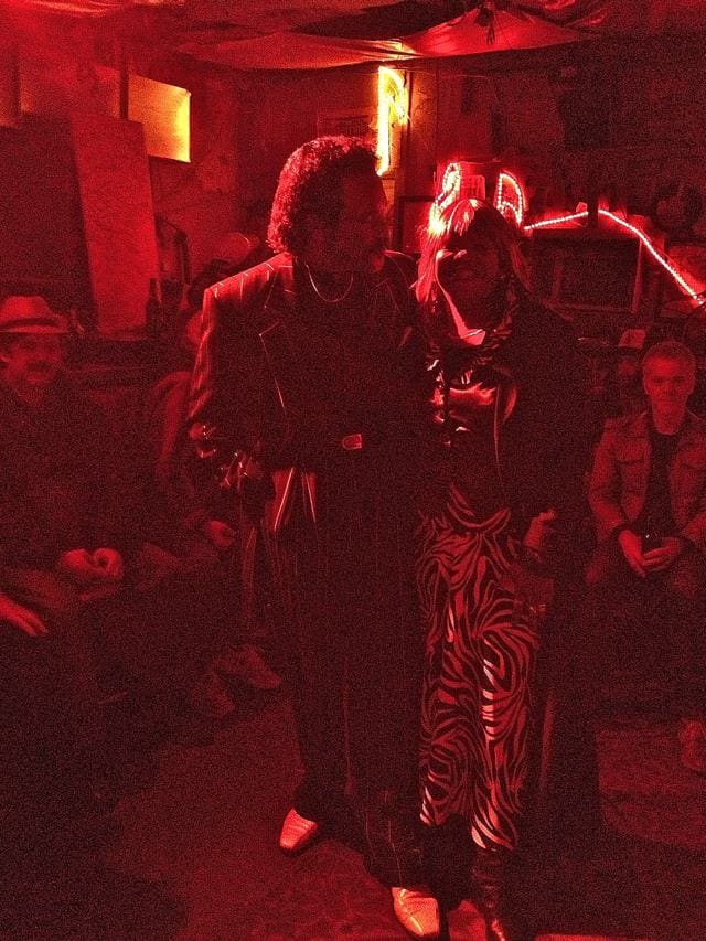 Ellis and Brenda Coleman at Red's in Clarksdale