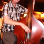 Bass player of the Side Street Steppers from Memphis, TN at RUST in Clarksdale, MS. Photo by DB