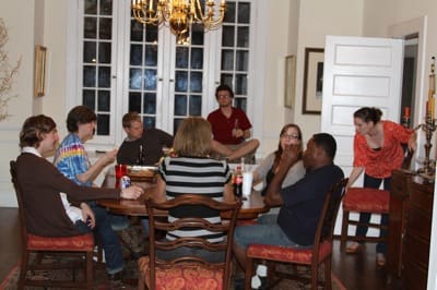 Eating and Good Conversation.