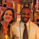 Magical Madge and Sheriff Charles Jones at Jonestown Family Center Benefit at GZBC. Photo by the DB