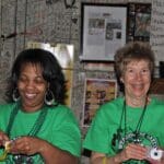 Volunteer and the Hostess Sister Teresa Shields of Jonestown Family Center. Photo by The Delta Bohemian