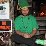 Sound Board Man at GZBC Walt Busby in one of his hats. Photo by The Delta Bohemian