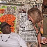 Dingo of Red's Blues Lounge and Magical Madge at GZBC during the Fundraiser. Photo by The Delta Bohemian