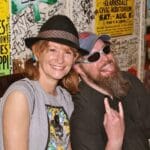 Musicians Dixie Street and Sean "Bad" Appel at GZBC Celebration. Photo by The Delta Bohemian