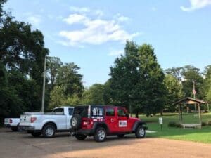 Parking at Soldier's Field Disc Golf Course