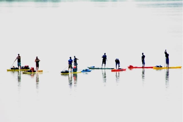 Original photograph taken by Billy Howell of The Delta Bohemian - now featured on the month of November in the SUP RACE CALENDAR 2012.