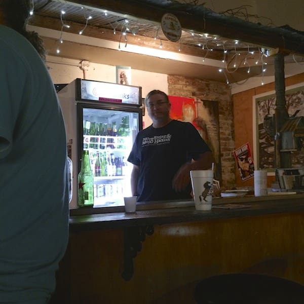 Billy Howell as Bartender at Hambone Gallery