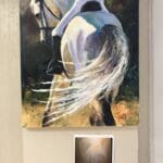 Equine oil painting by artist and art teacher Carol Roark.