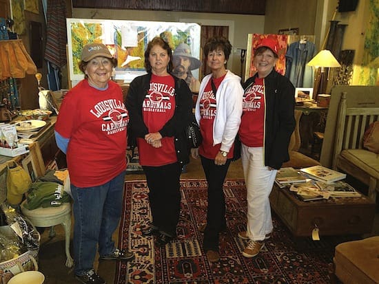 Marilyln Kirtley, Pat Pendley, Regina Adler, Marilyn Bedell from Muhlenberg County, Greenville, KY. 