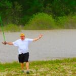 Mr. April 2011 hollering about an alligator. Photo by The Delta Bohemian