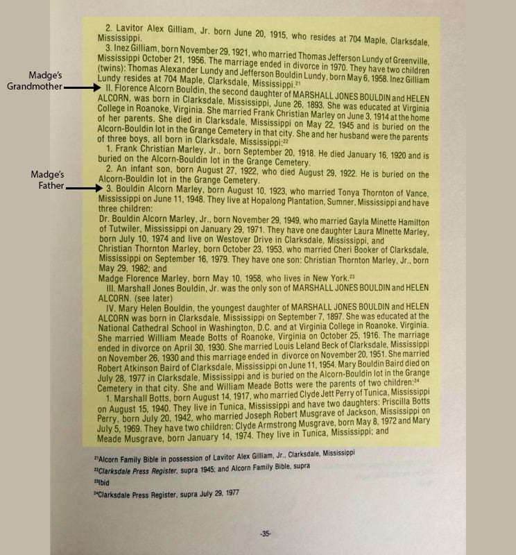 Marshall Jones Bouldin history from The Bouldin Family book compiled by Lavitor Alex Gilliam, Jr.