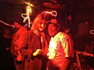 People enjoying a night out together