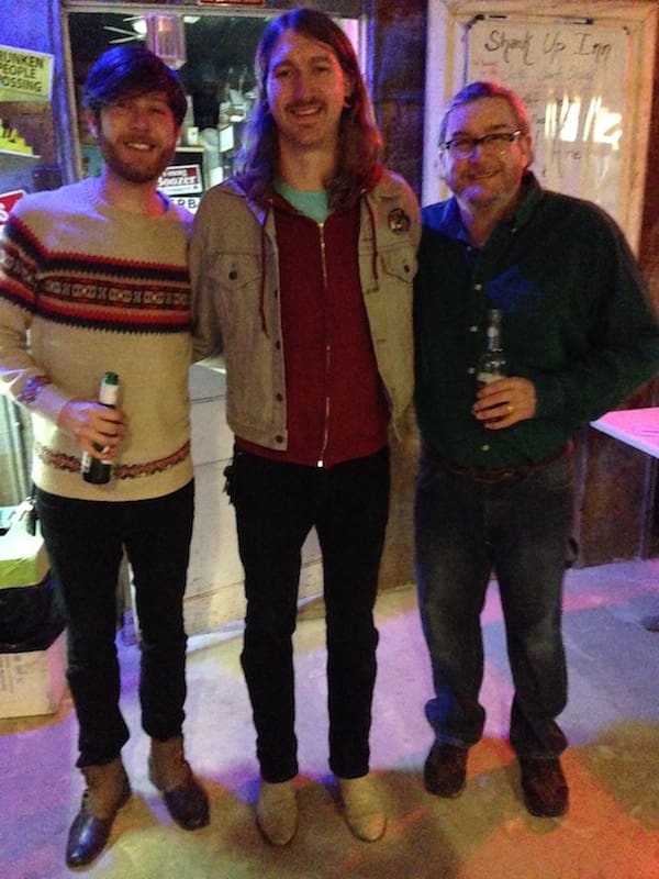 Artists Austin Britt, Joey Young and Billy Howell at the Shack Up Inn