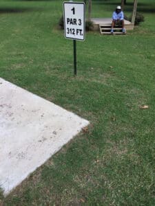 Hole One on Disc Golf Course in Clarksdale