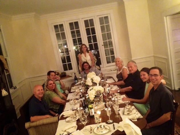 Dinner Party with Mississippi Man Charlie Musselwhite and more Delta Bohemians in Clarksdale. 2012