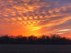 Sunset in the Mississippi Delta