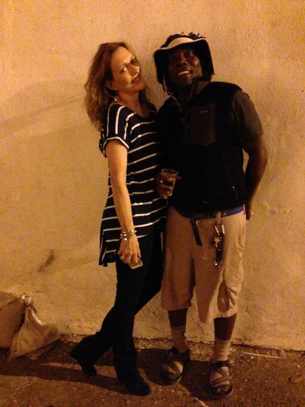 Magical Madge and Mark River Peoples in downtown Clarksdale