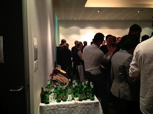 Poor William didn't know where to stick his empties so here lie the 35.