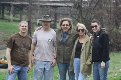 Sunflower River Expedition Josh, Lil John, Magical, Becky and Courtney. Photo by The Delta Bohemian
