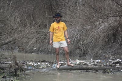 Sunflower River Expedition "Driftwood Johnnie" - John Ruskey. Photo by The Delta Bohemian