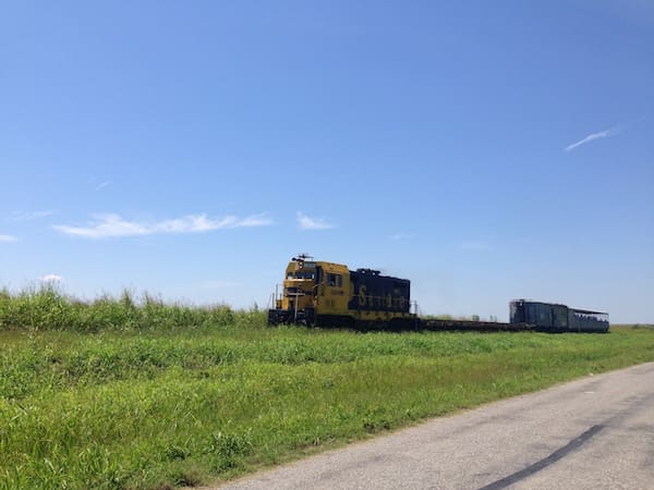 A Train in the Mississippi Delta