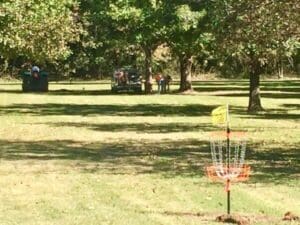 Work in progress on Disc Golf Course in Clarksdale