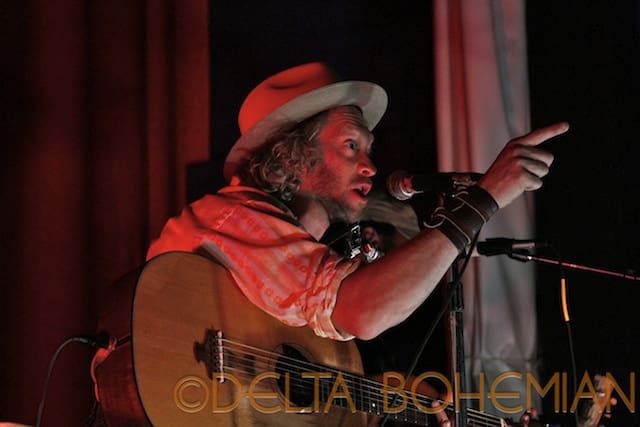 JIMBO MATHUS AT DELTA CINEMA IN CLARKSDALE. Photo by DELTA BOHEMIAN