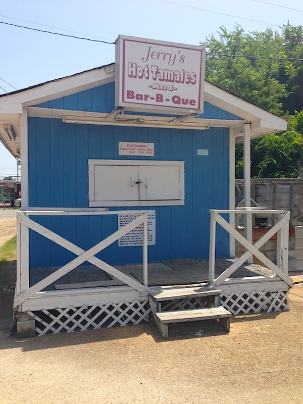 Jerry's former Hot Tamale Shack on State Street in Clarksdale. Now located on Sunflower at Dreamboat.