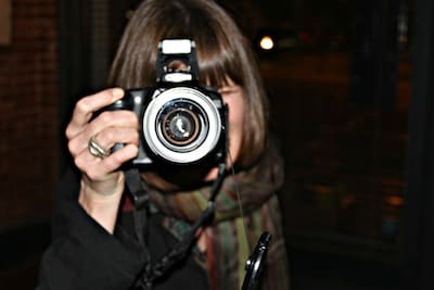 Photographer capturing a moment