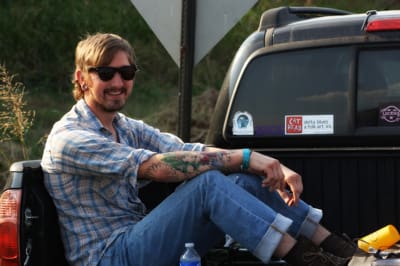 Joey Young - artist and owner of Lambfish Art Company in Clarksdale, MS. Phtoto by The Delta Bohemian