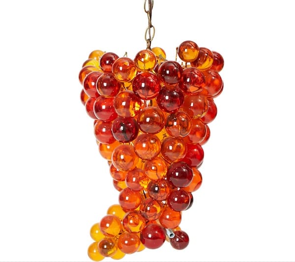 John Lyle vintage Grapevine Chandelier featured on One King's Lane