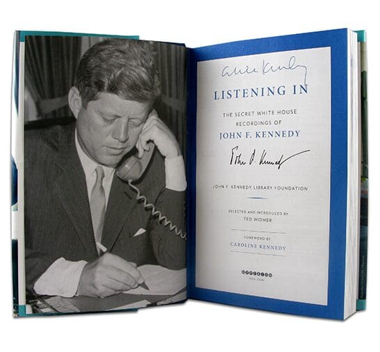 LISTENING IN - Never before heard recordings of President Kennedy in the Oval Office. Used by Permission: John F. Kennedy Presidential Library and Museum