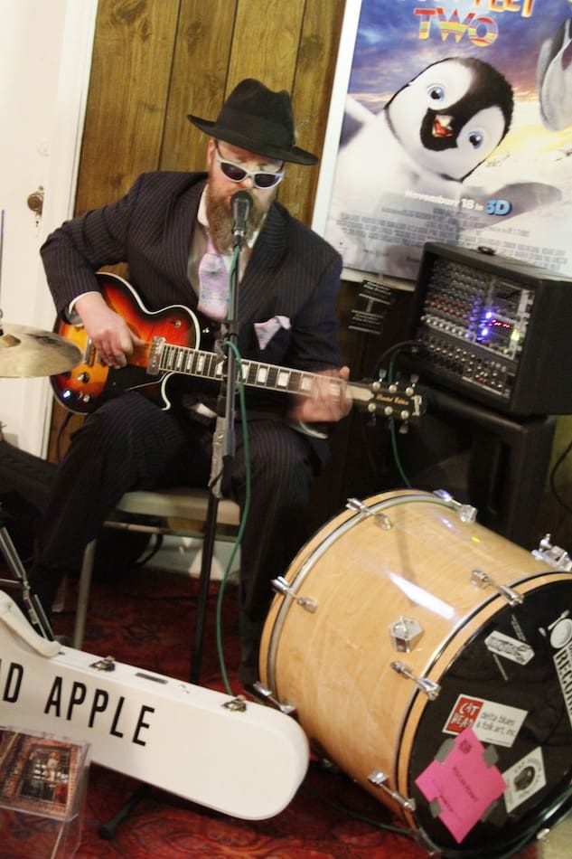 Sean Bad Apple performing at Clarksdale Film Festival