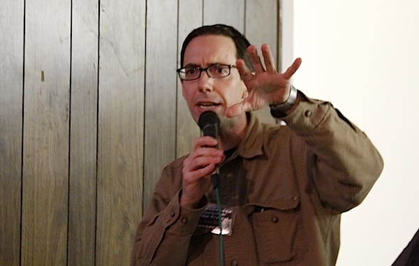 Co-Founder of Clarksdale Film Festival Roger Stolle at Delta Cinema. Circa 2012