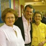 Diane Stanford, Benjamen Douglas, Jane Roberson at C.A.R.E. party in Charleston, MS. Photo by The Delta Bohemian